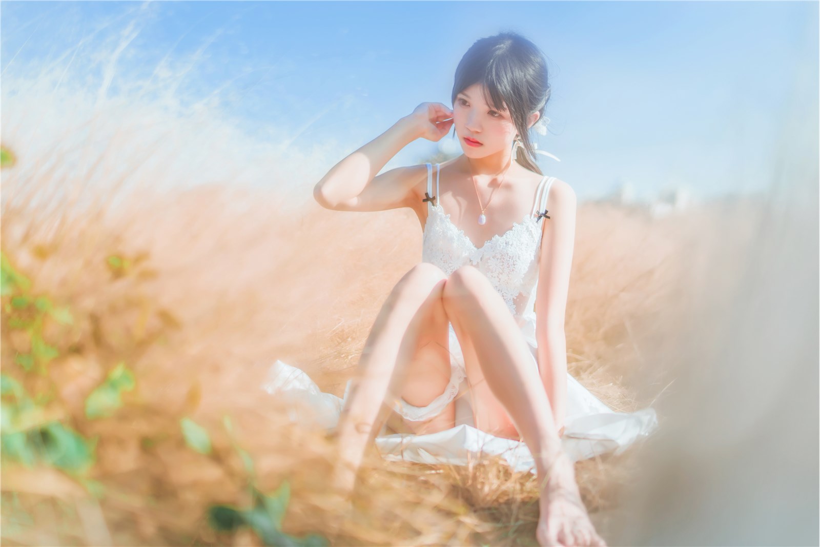Ourei -- top NO.014 Hibernating in a white dress(34)